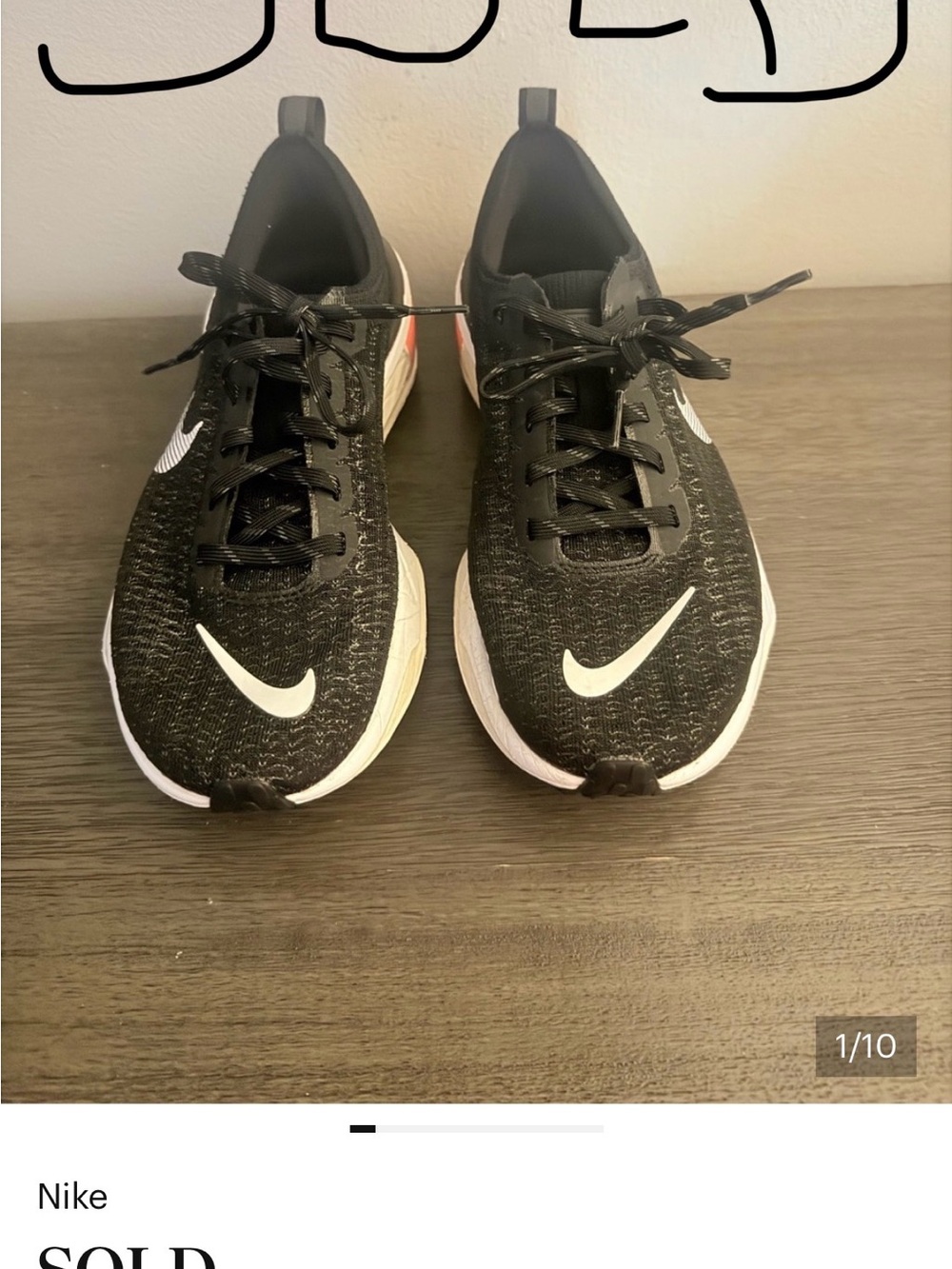 SOLD


Nike Black and White Knit Training Sneakers